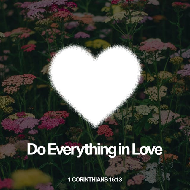 1 Corinthians 16:13