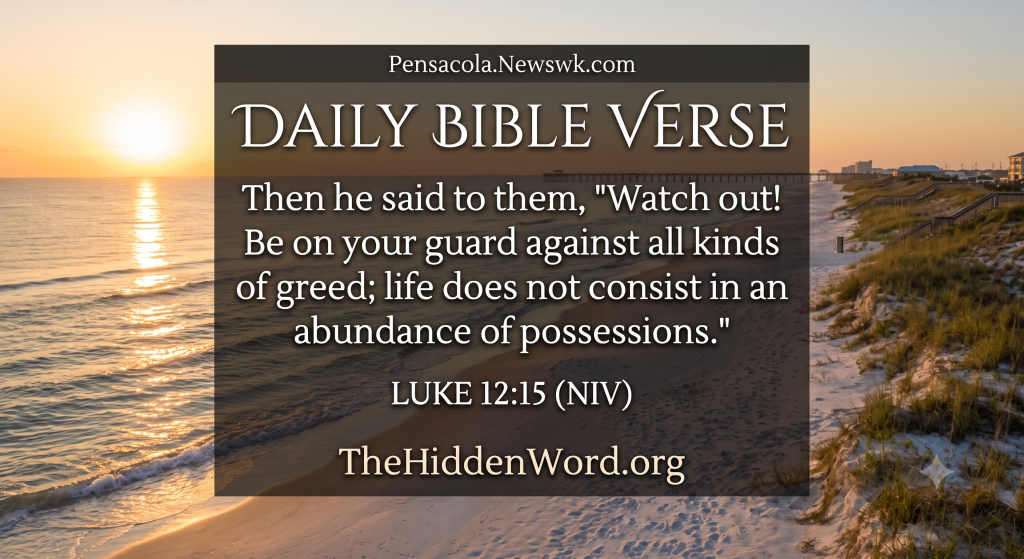 Luke 12:15 — Bible.com (2026-08-02)