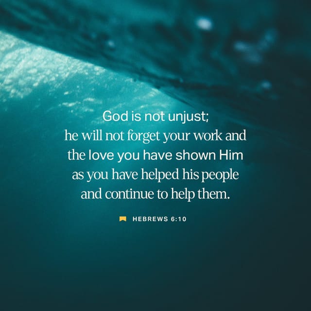 Hebrews 6:10