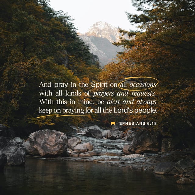 Ephesians 6:18