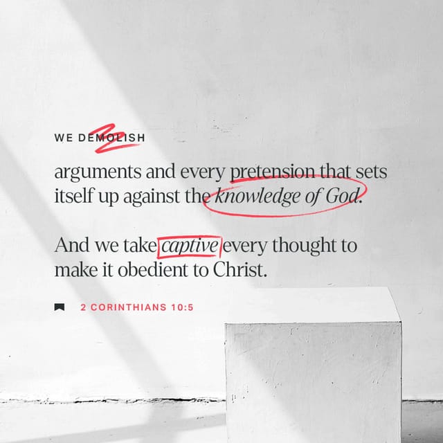 2 Corinthians 10:5
