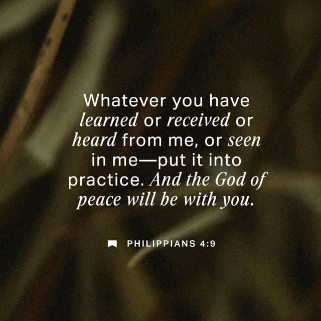 Philippians 4:9