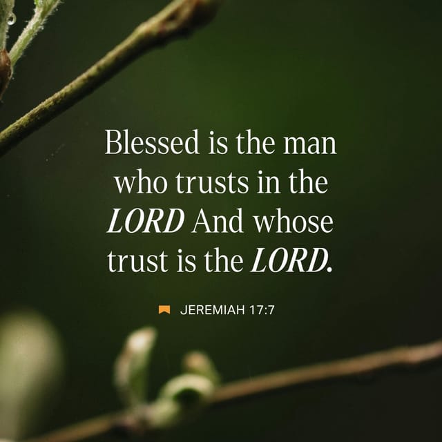 Jeremiah 17:7